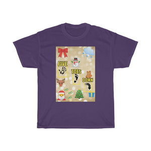 Five Toes Down Logo Christmas Unisex Tee.2