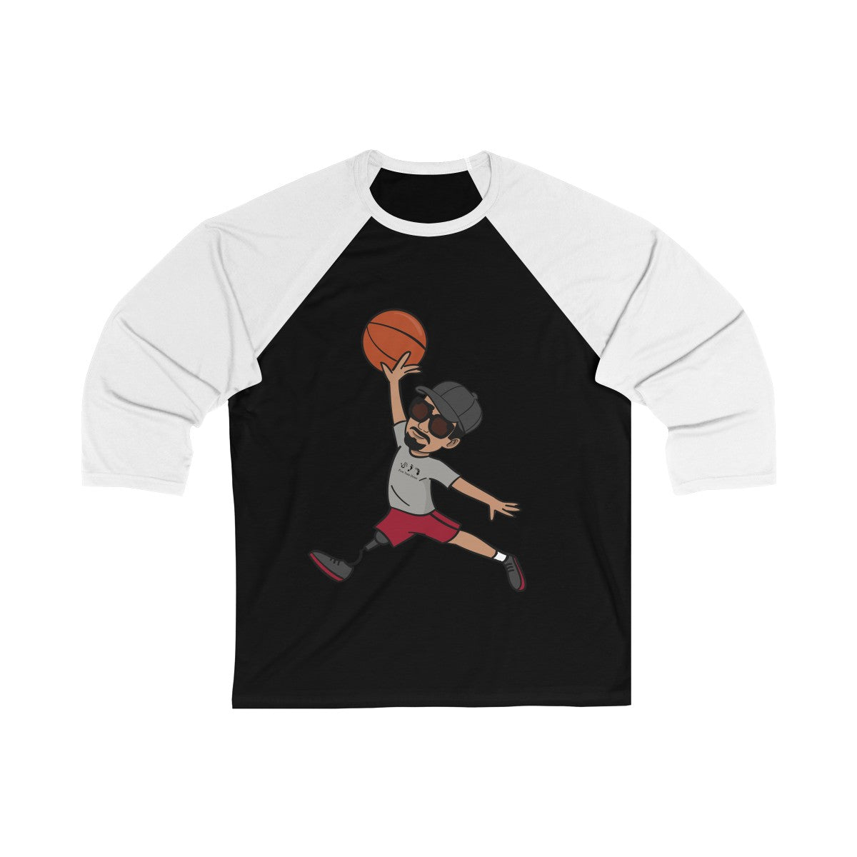 Five Toes Down Henry Im Up Unisex 3/4 Sleeve Baseball Tee
