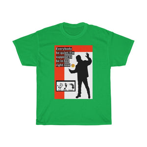 Five Toes Down Be Quiet Heavy Cotton Tee