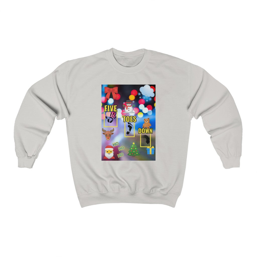 Five Toes Down Logo Christmas Unisex Heavy Blend Sweatshirt