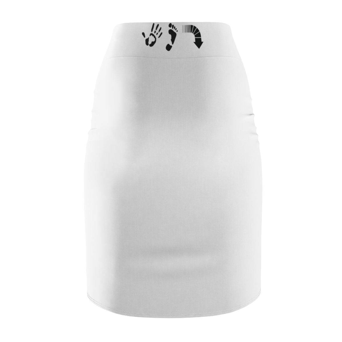 Five Toes Down Polka Dot Women's Pencil Skirt