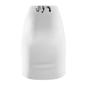 Five Toes Down Polka Dot Women's Pencil Skirt