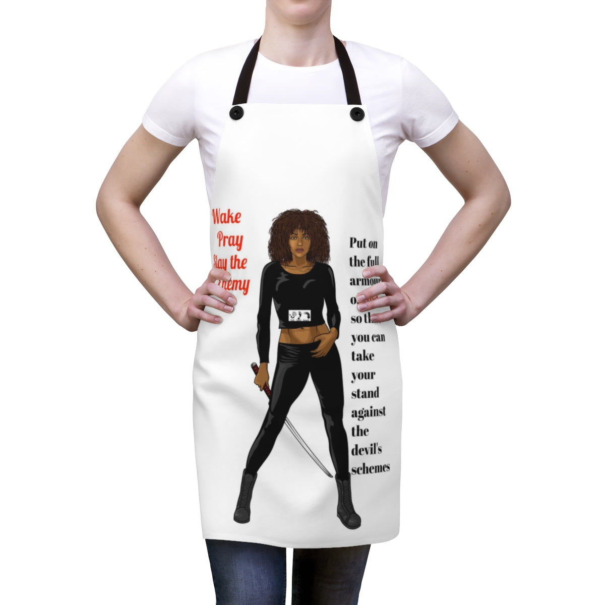 Five Toes Down Warrior Apron