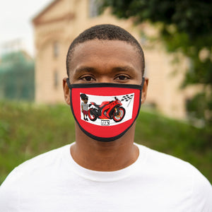 Five Toes Down Rider Mixed-Fabric Face Mask
