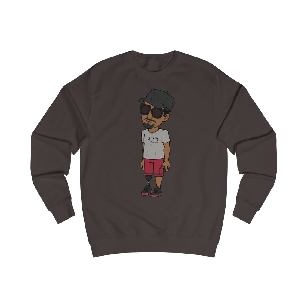 Five Toes Down Henry the Amputee Sweatshirt