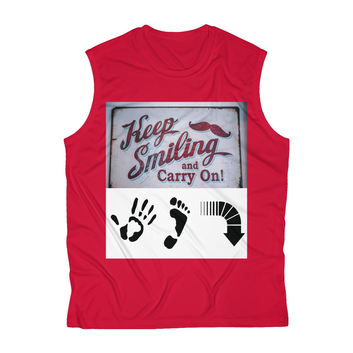 Five Toes Down Smile Performance Tee