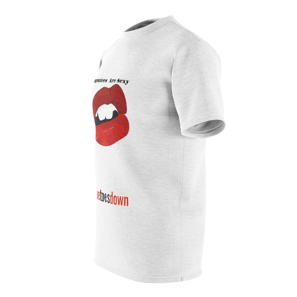 Five Toes Down Amputee Sexy Unisex Cut & Sew Tee