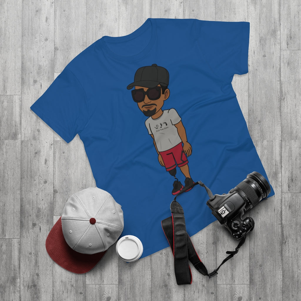 Five Toes Down Henry the Amputee Single Jersey Men's T-shirt