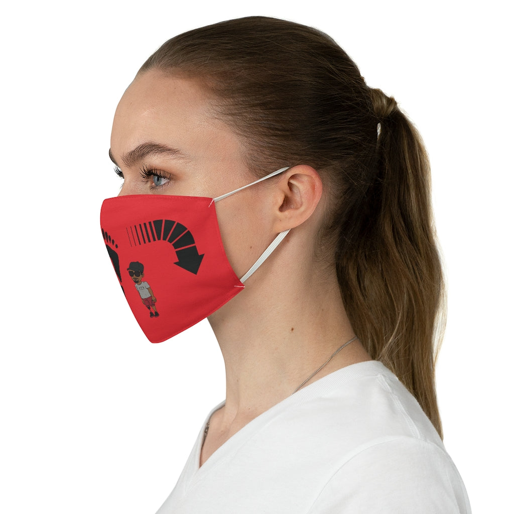 Five Toes Down Logo Fabric Face Mask