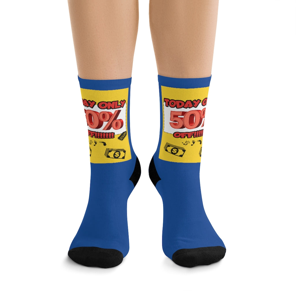 Five Toes Down 50% Off DTG Socks