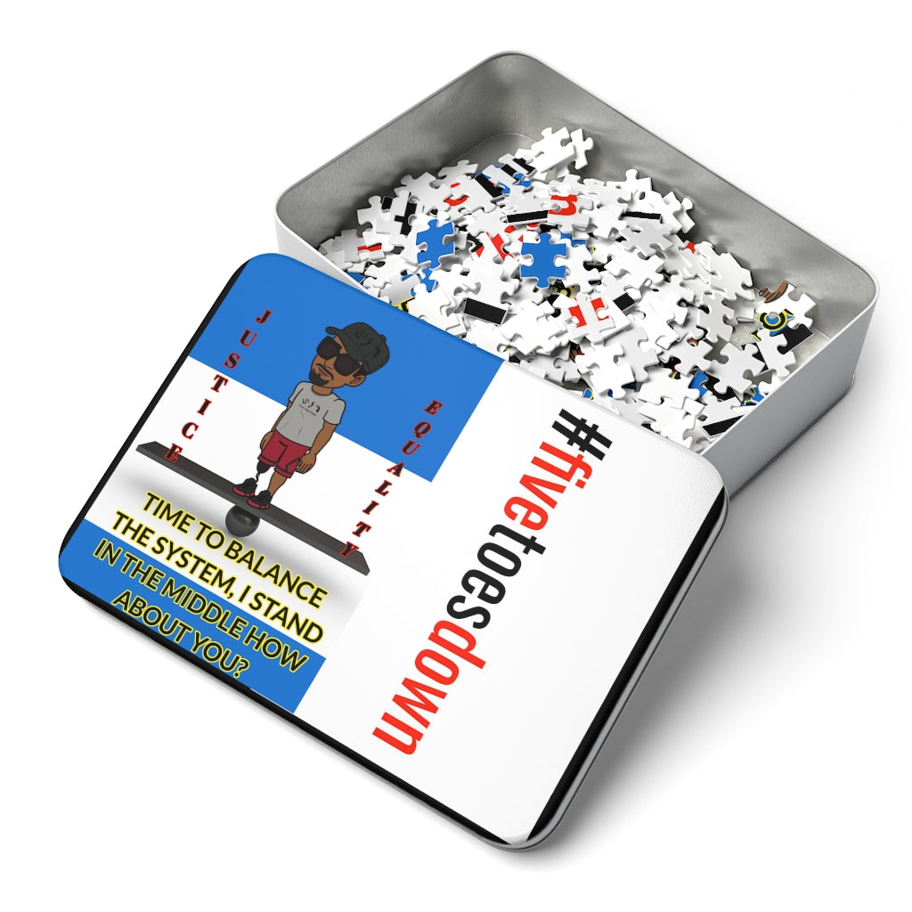 Five Toes Down Stand 252 Piece Puzzle
