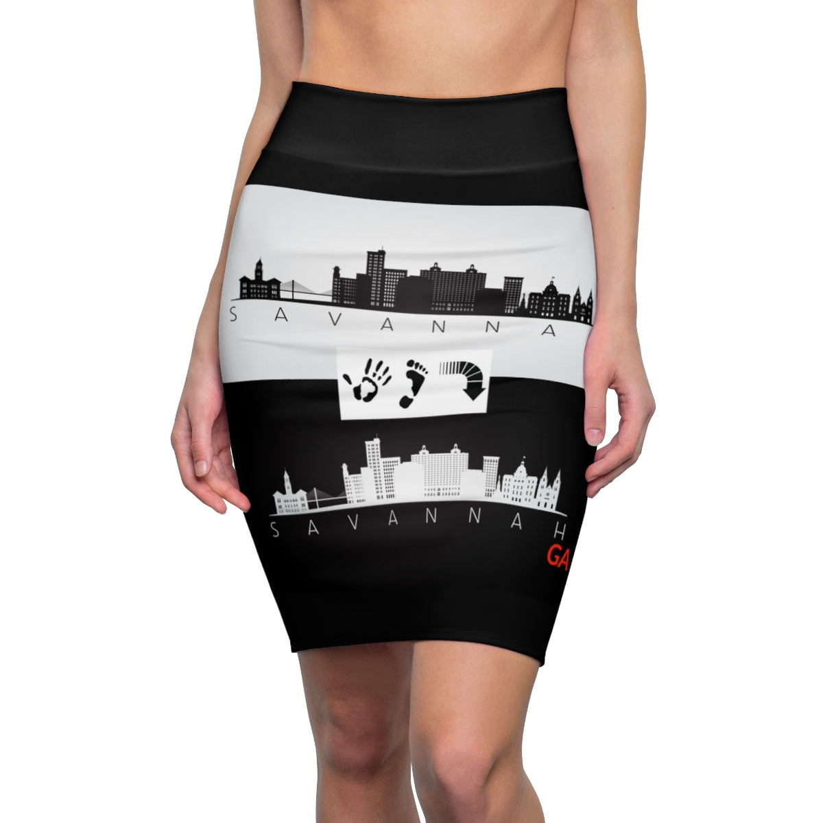 Five Toes Down Savannah Women's Pencil Skirt