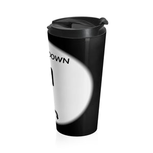 Five Toes Down Circle Pic Stainless Steel Travel Mug