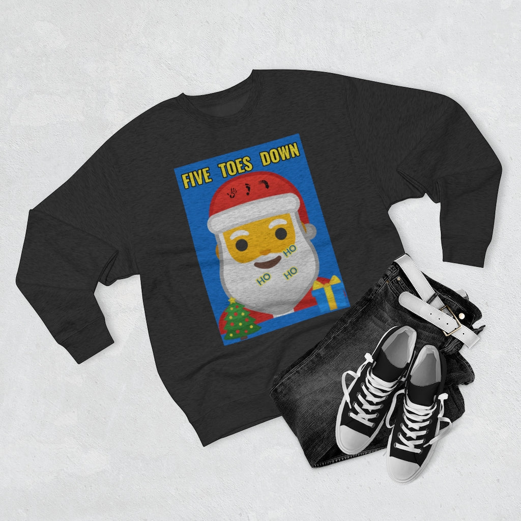 Five Toes Down Santa Unisex Sweatshirt