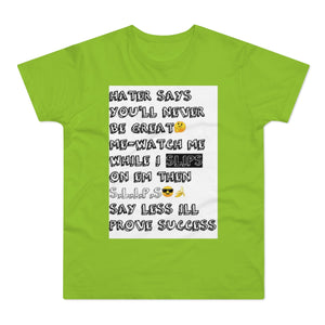 Five Toes Down Single Jersey Men's T-shirt Hater Says