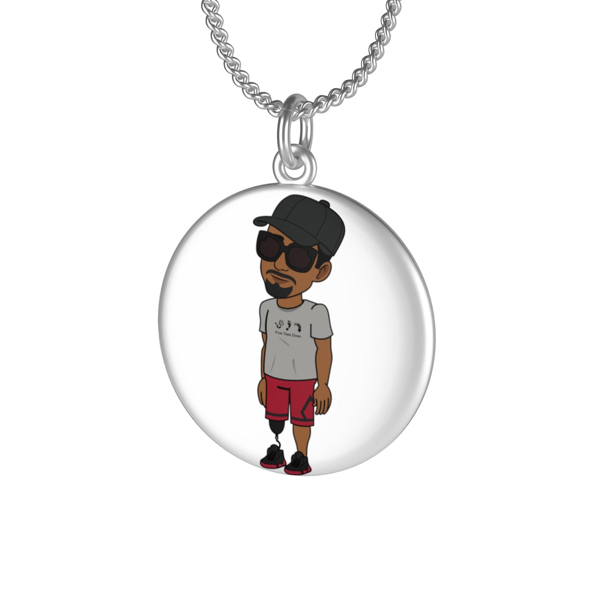 Five Toes Down Henry Single Loop Necklace
