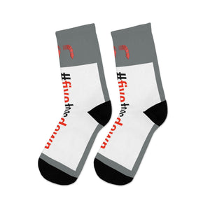 Five Toes Down Hashtag Socks Grey