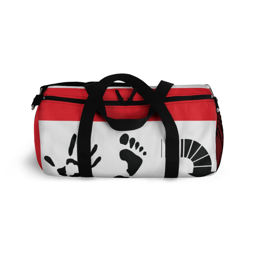 Five Toes Down Henry Duffle Bag red/white