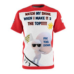 Five Toes Down Watch My Shine Unisex Cut & Sew Tee