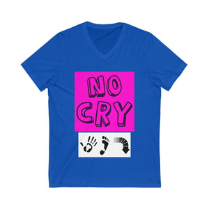 Five Toes Down No Cry Unisex V-Neck Tee