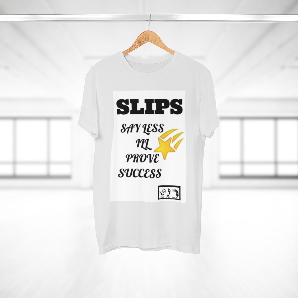 Five Toes Down Single Jersey Men's T-shirt SLIPS