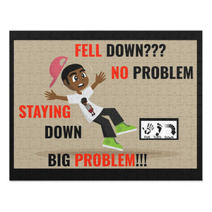 Five Toes Down Fell Down 252 Piece Puzzle