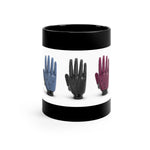 Five Toes Down All Hands Black mug 11oz