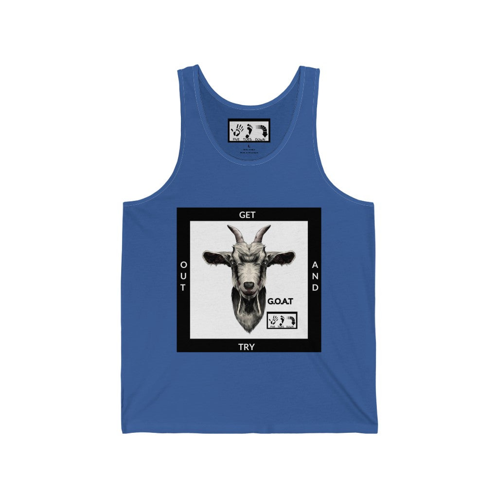 Five Toes Down G.O.A.T Unisex Jersey Tank