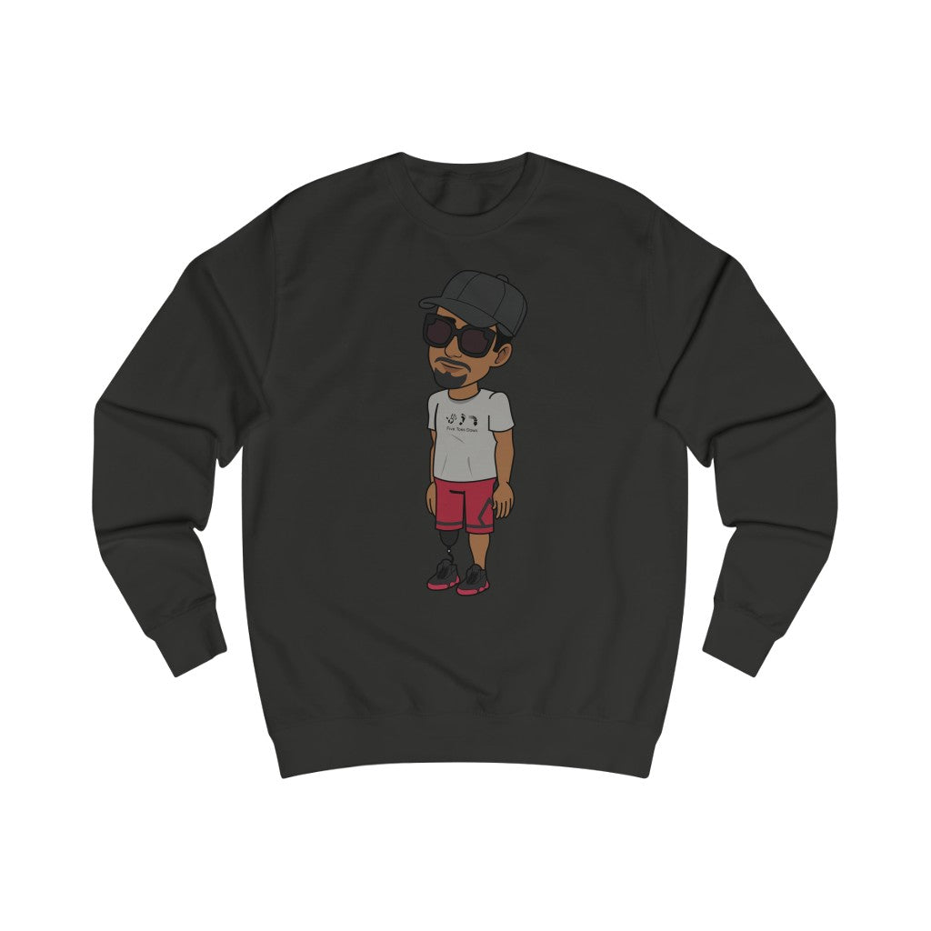 Five Toes Down Henry the Amputee Sweatshirt