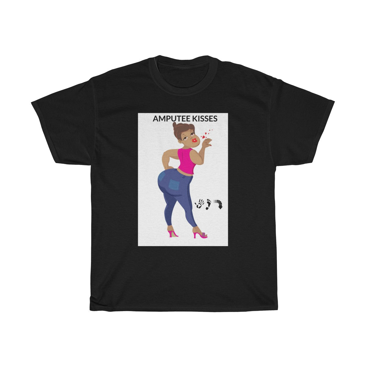 Five Toes Down Amp Kisses Unisex Tee