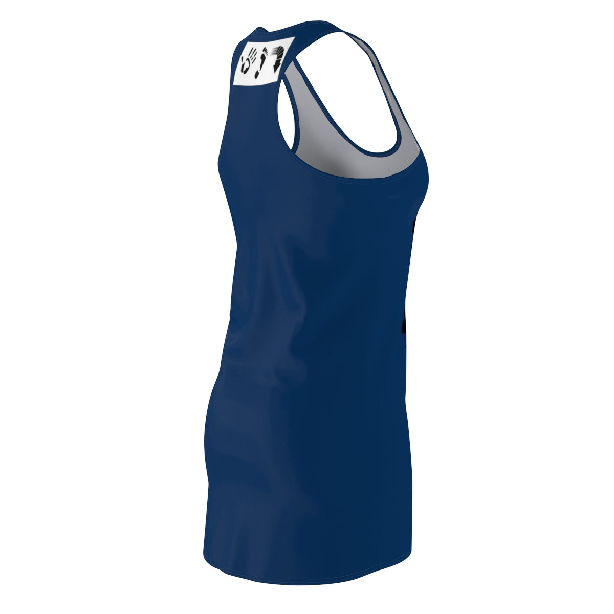 Five Toes Down Blue/Blue Cut & Sew Racerback Dress