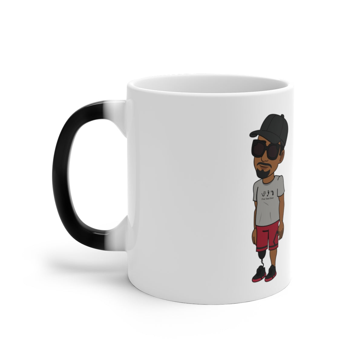 Five Toes Down Henry Color Changing Mug