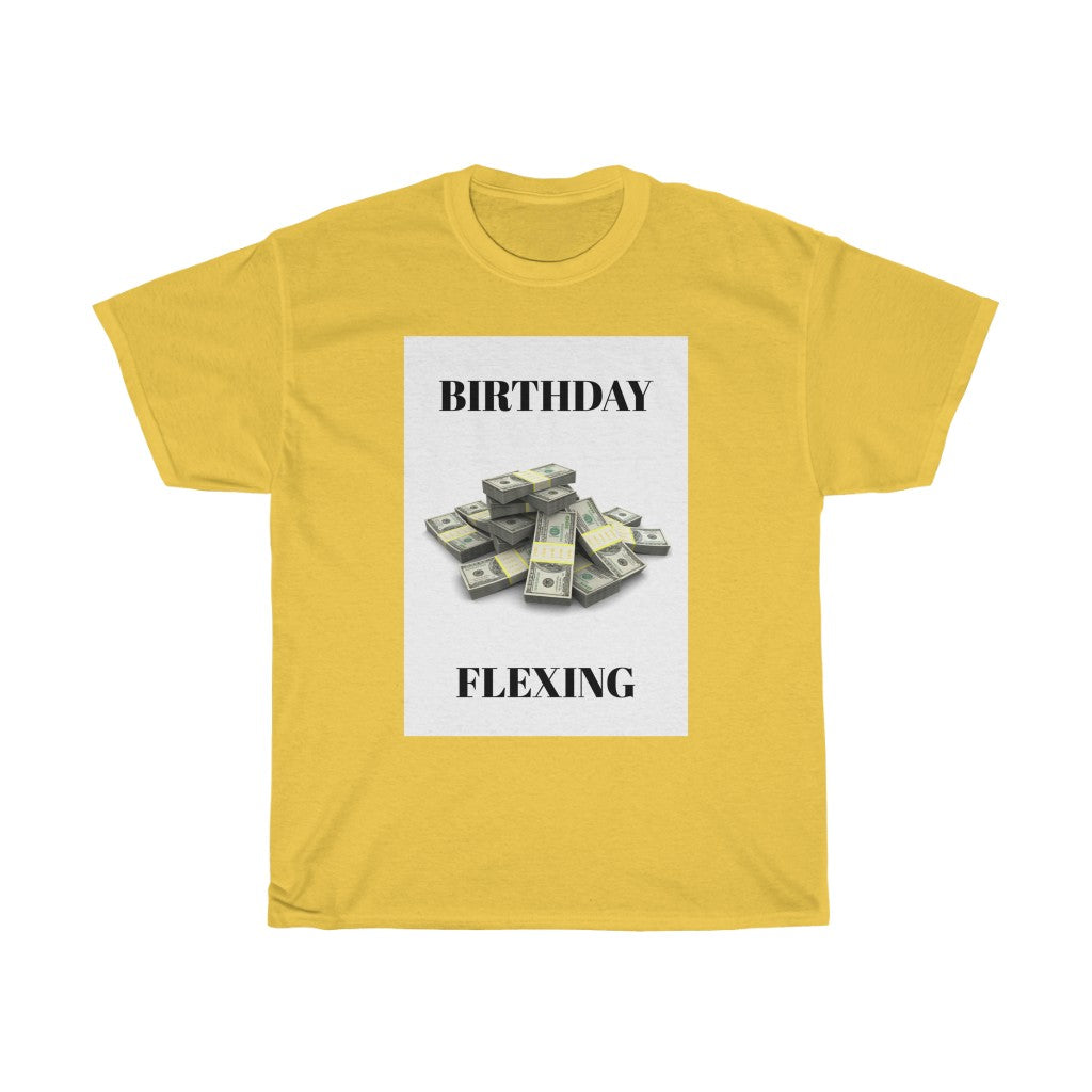 Five Toes Down Flexing Birthday Tee