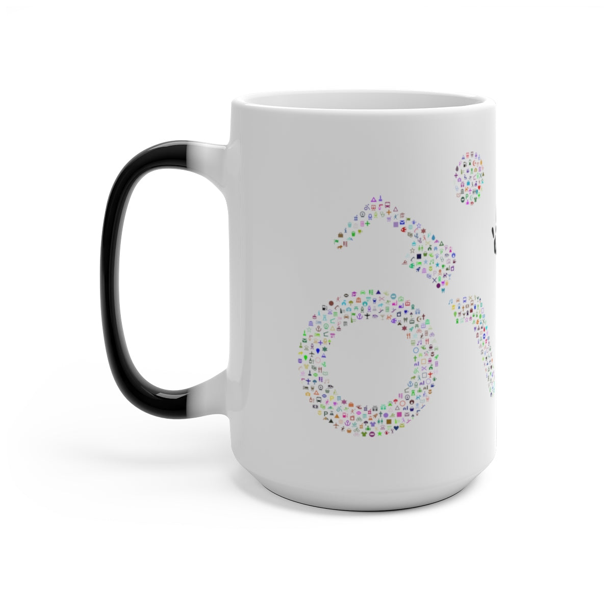 Five Toes Down Still Rolling Color Changing Mug