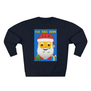 Five Toes Down Santa Unisex Sweatshirt