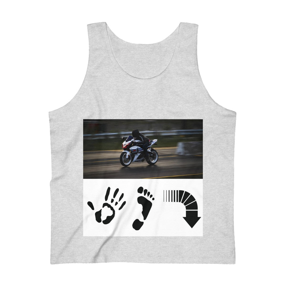 Five Toes Down Fast Ultra Cotton Tank Top