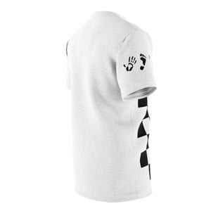 Five Toes Down Checker Unisex Cut & Sew Tee