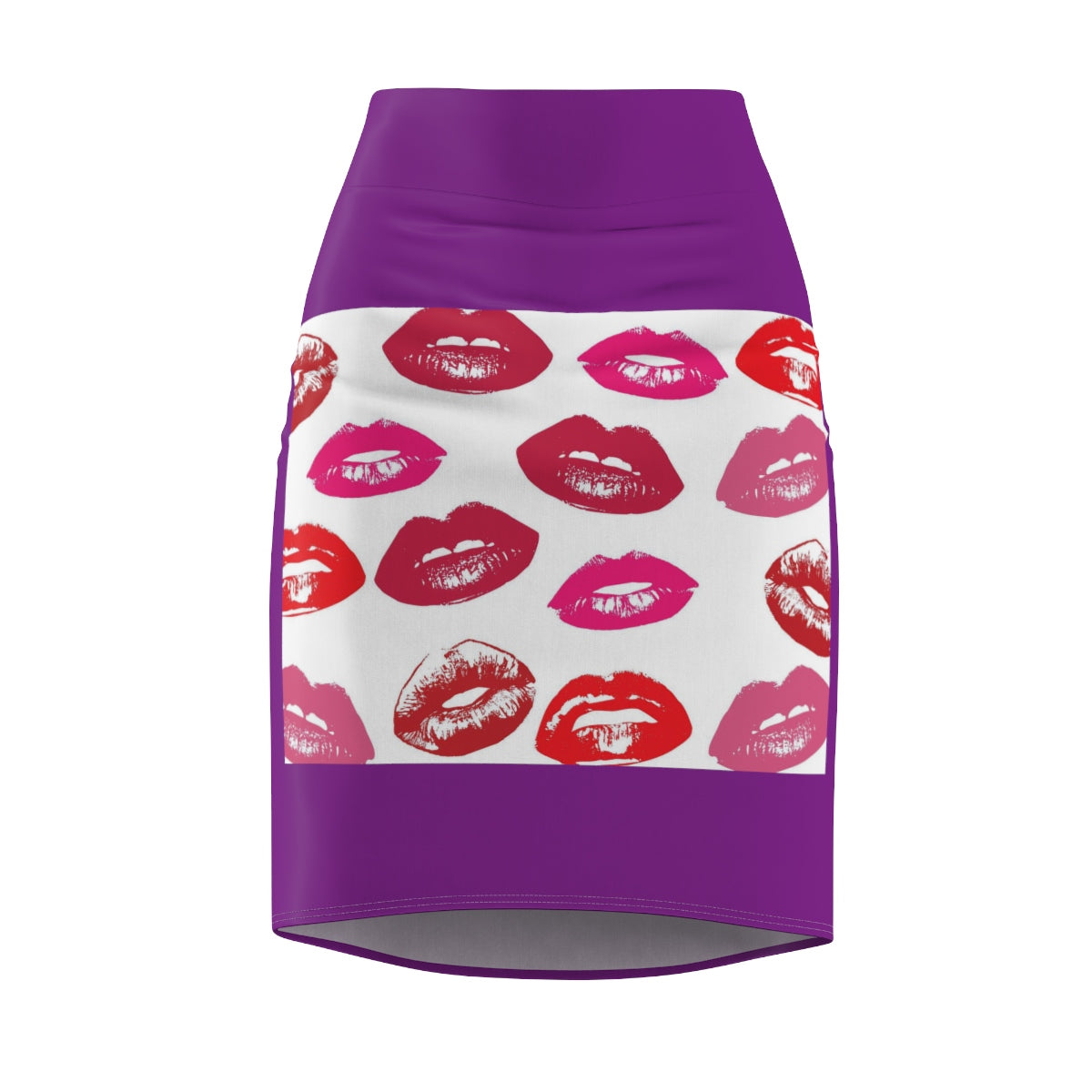 Five Toes Down Kisses Women's Pencil Skirt