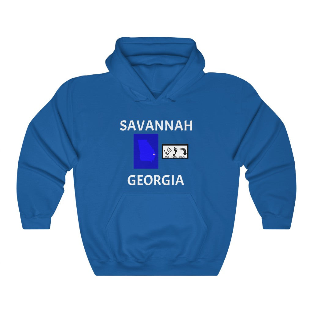 Five Toes Down Savannah Unisex Heavy Blend Hooded Sweatshirt