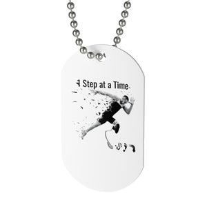 Five Toes Down 1 Step Dog Tag