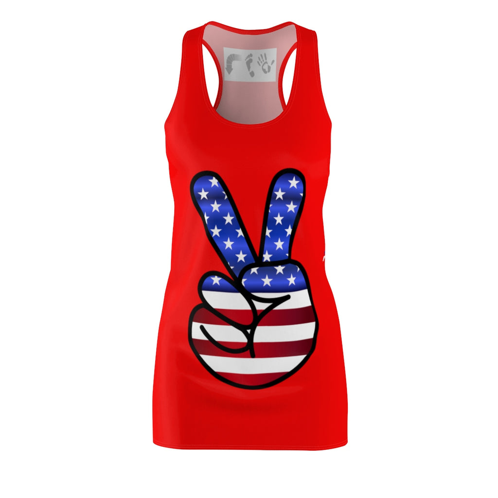 Five Toes Down Peace Cut & Sew Racerback Dress