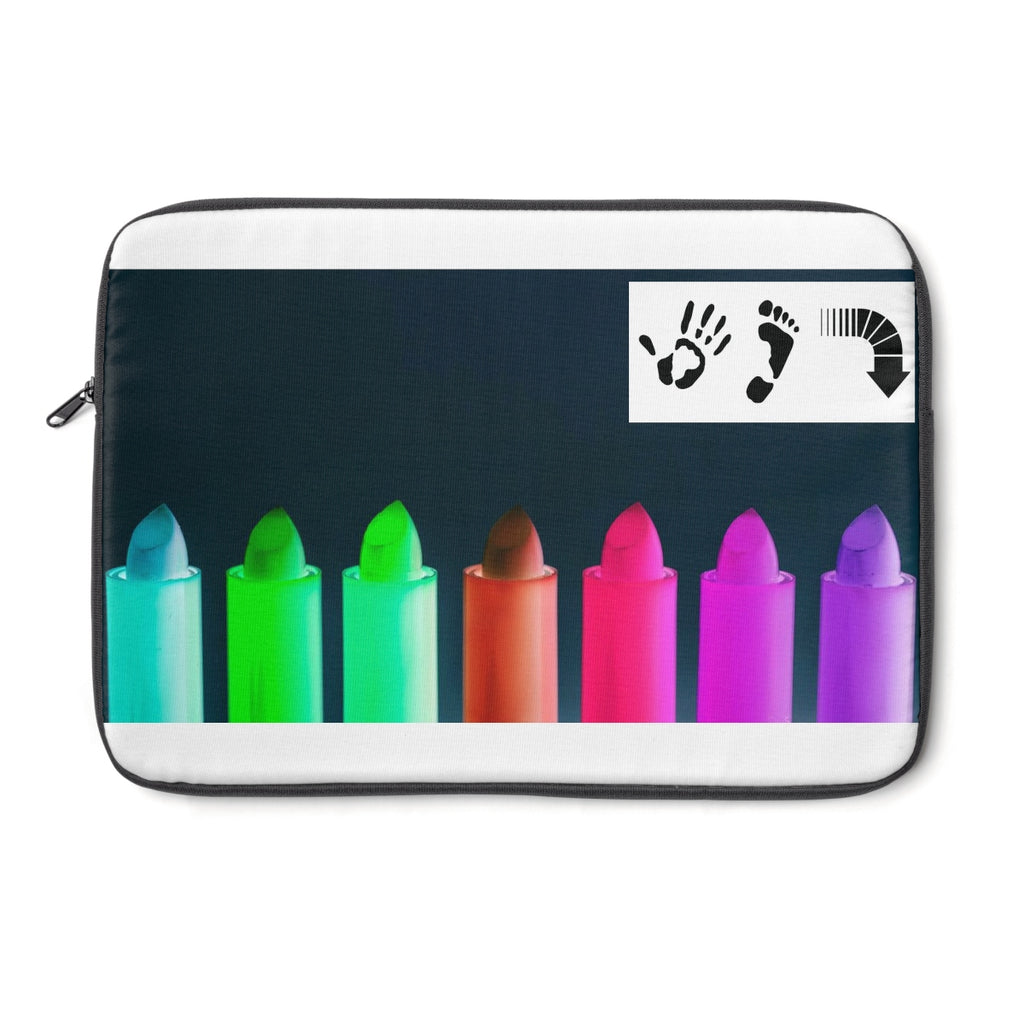 Five Toes Down Lipstick Laptop Sleeve
