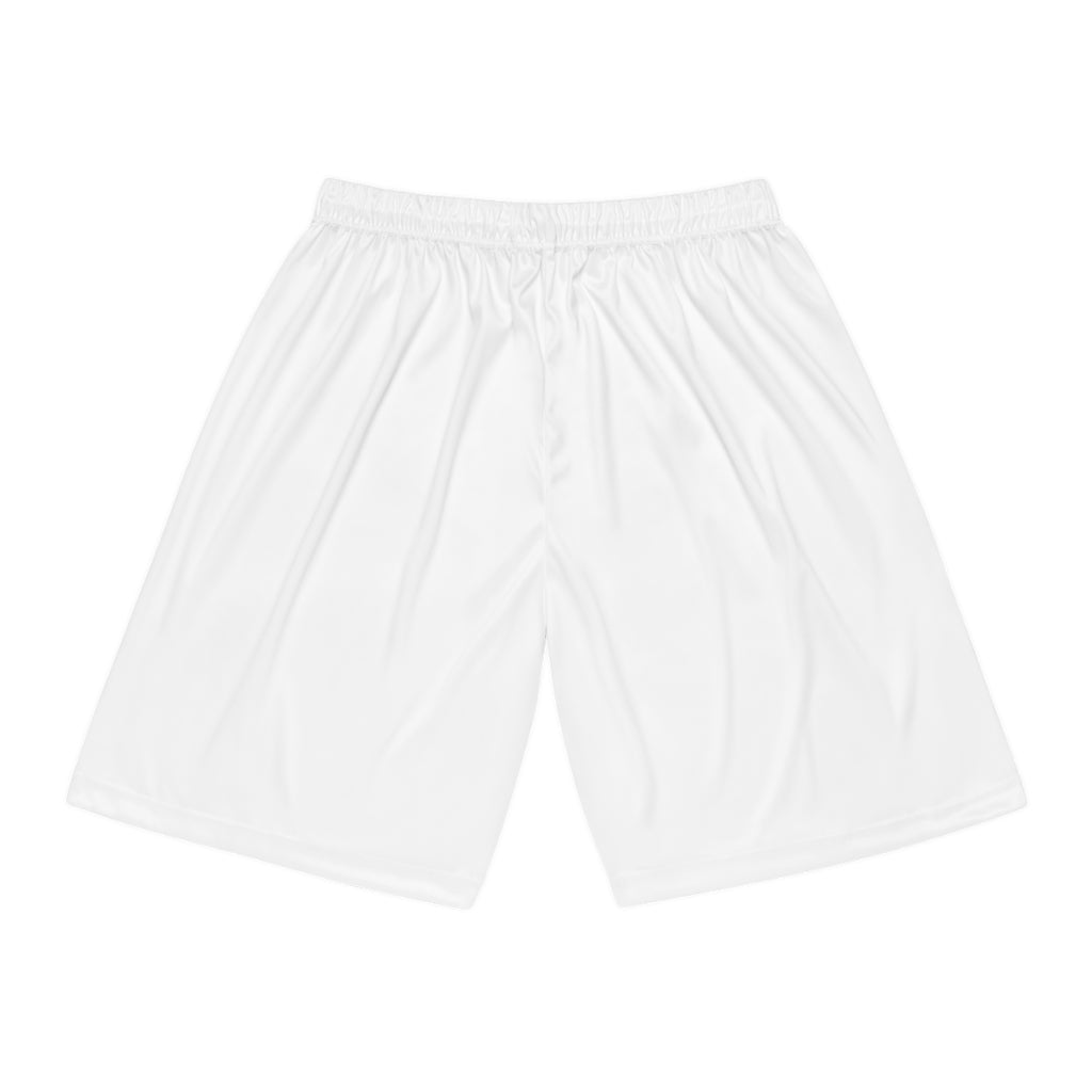 Five Toes Down Basketball Shorts White