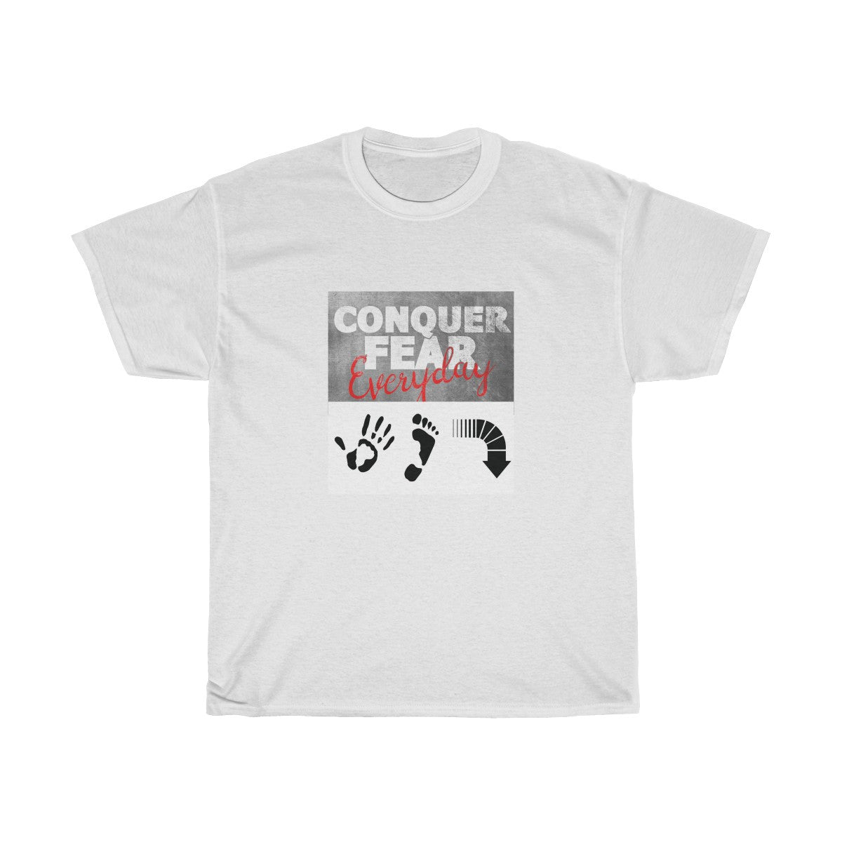 Five Toes Down Conquer Fear Unisex Tee