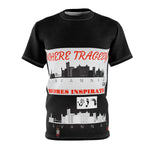 Five Toes Down Savannah Unisex Cut & Sew Tee Blk