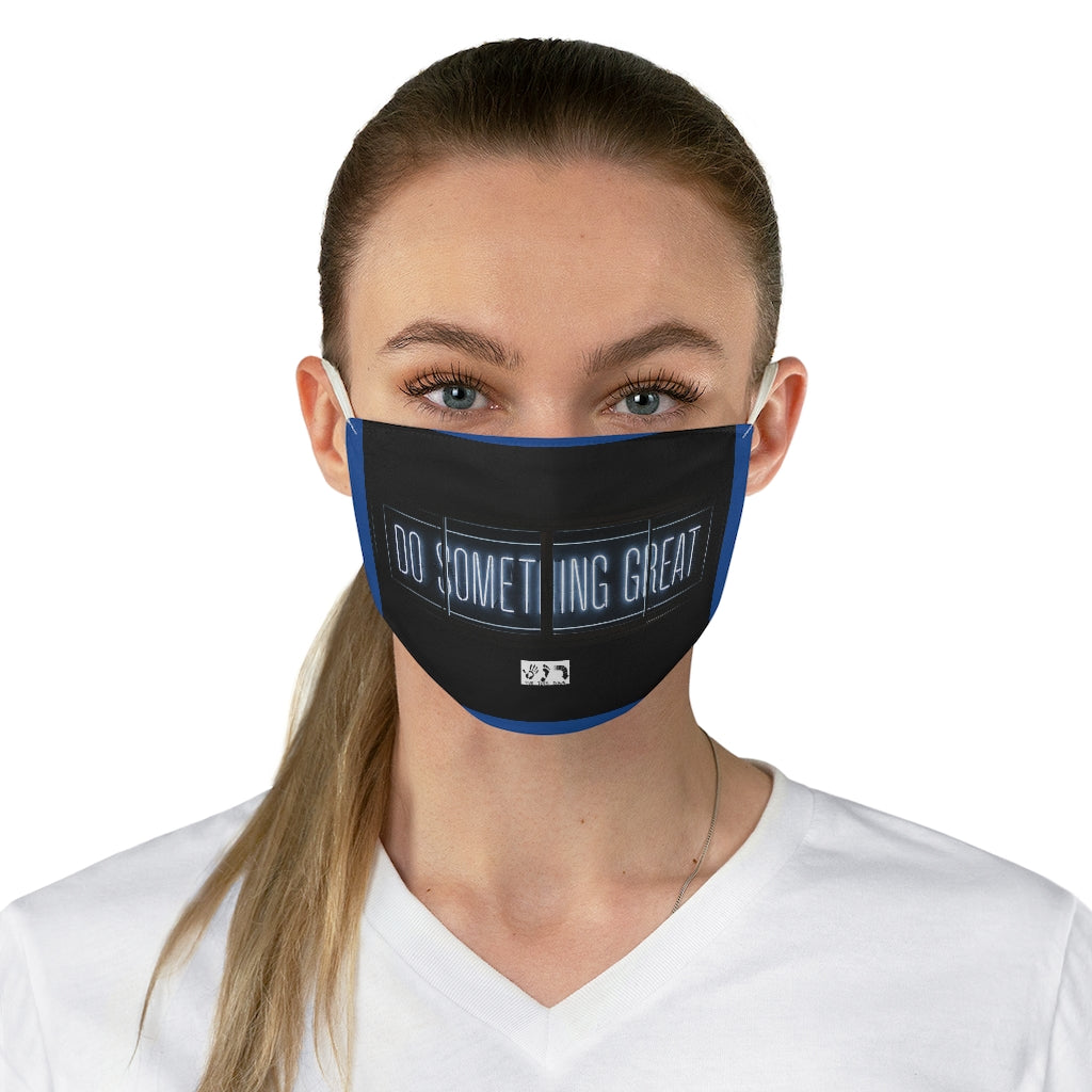 Five Toes Down Do Something Fabric Face Mask