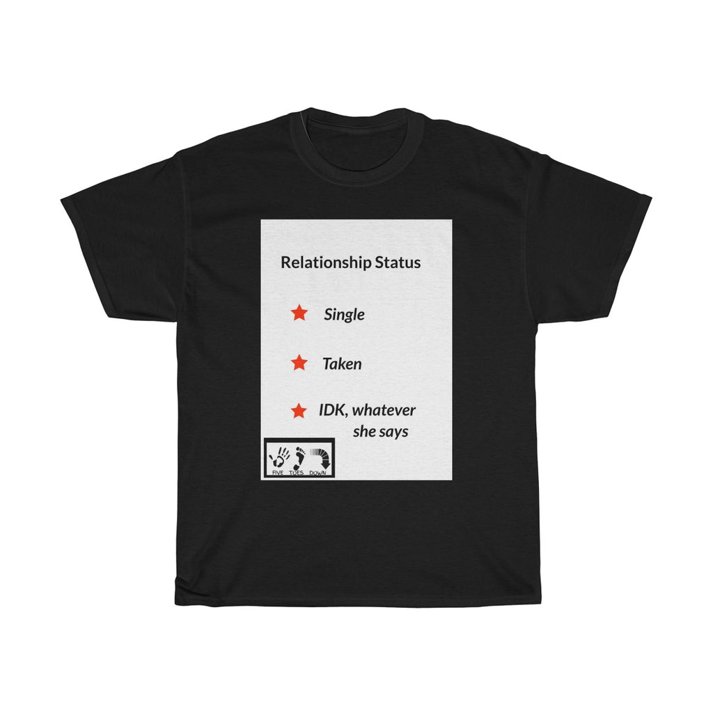 Five Toes Down Relationship Status Unisex Tee