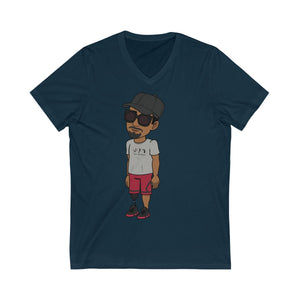 Five Toes Down Henry Unisex V-Neck Tee