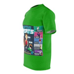 Five Toes Down Amp Sports Unisex Cut & Sew Tee