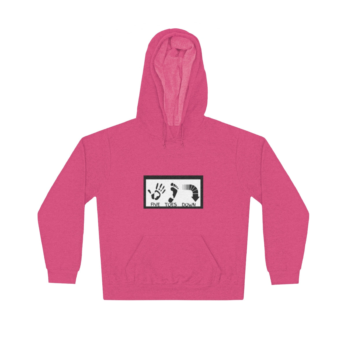 Five Toes Down Logo Unisex Lightweight Hoodie